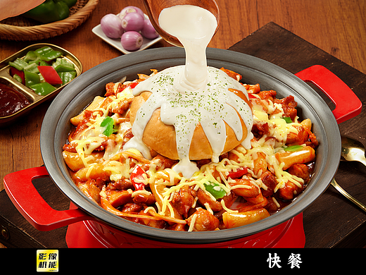 【食品摄影】芝士熔岩鸡 小禾山·炒鸡米饭 & 影像机能