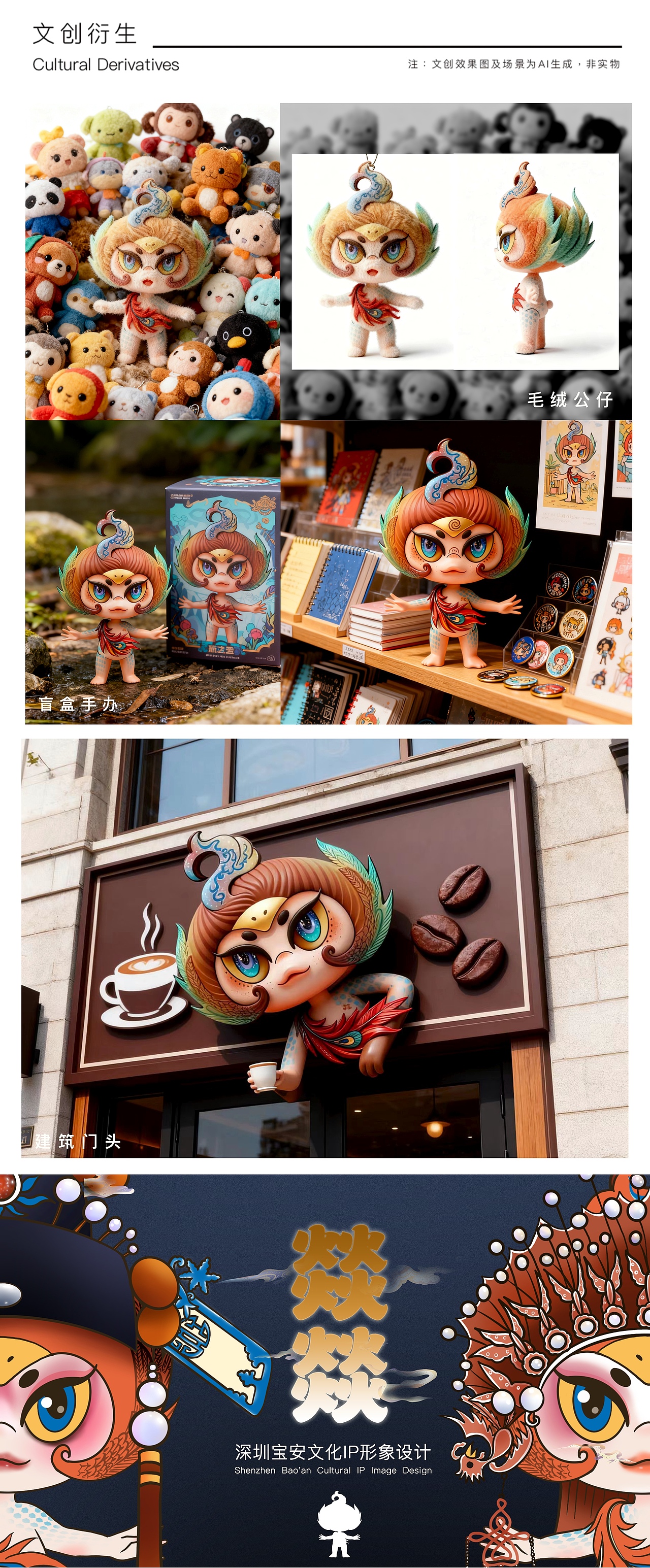 宝安凤凰古城IP形象设计——燚燚（图ZMzk2ODcxNDUy） - 创作习作 - 站酷设计师太傅小白DLin原创素材 - 站酷ZCOOL