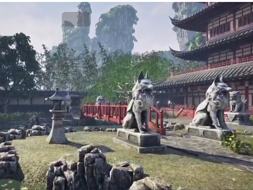 UE唐筑三维场景
