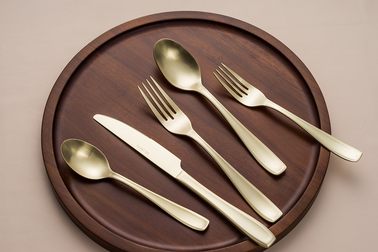 《走路去纽约》| 刀叉勺套装 | 不锈钢餐具