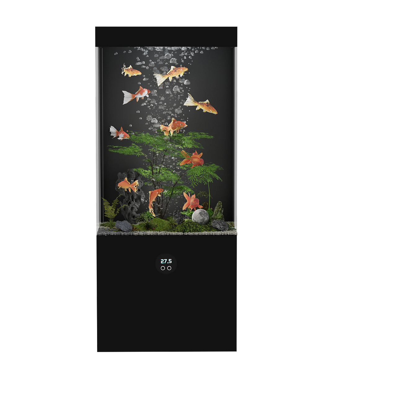 鱼缸3D建模渲染类目（图ZMzk2OTAxNjQ4） - 产品 - 站酷设计师陈十七900128原创素材 - 站酷ZCOOL