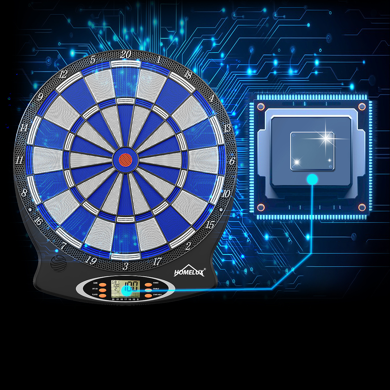 3dMax建模渲染_电子飞镖盘