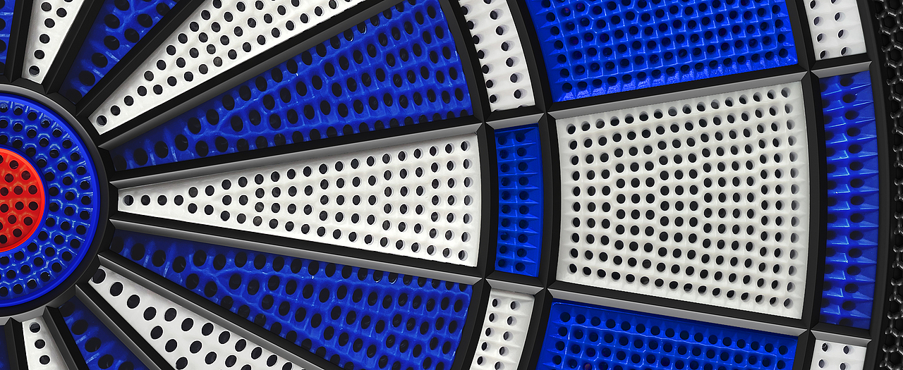 3dMax建模渲染_电子飞镖盘