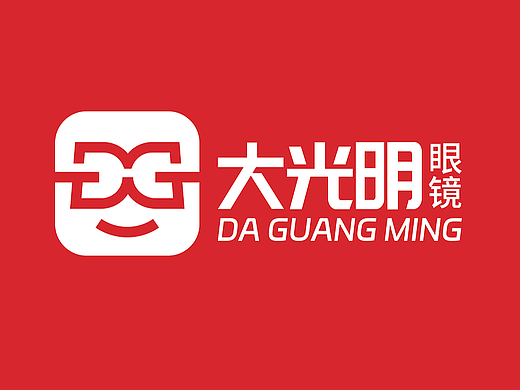 大光明眼镜logo设计分享