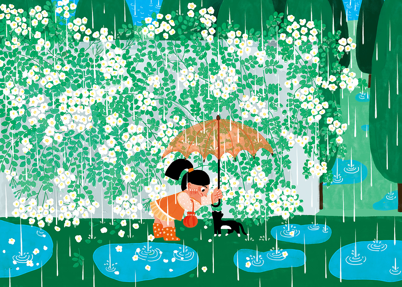 江南节气风物志（图ZMzk2OTE4MDEy） - 儿童插画 - 站酷设计师lolosan原创素材 - 站酷ZCOOL