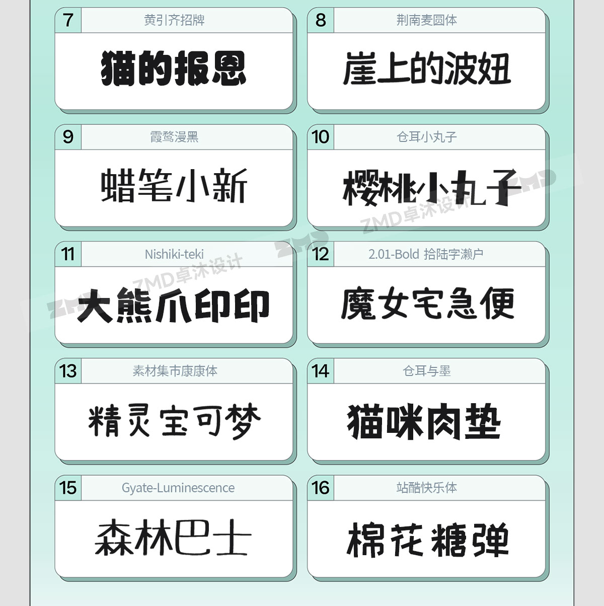 我的电脑里没有一个烂字体，2025新版！（图ZMTUyMzIyNDQ=） - 教程 - 站酷设计师ZMD卓沐设计原创素材 - 站酷ZCOOL