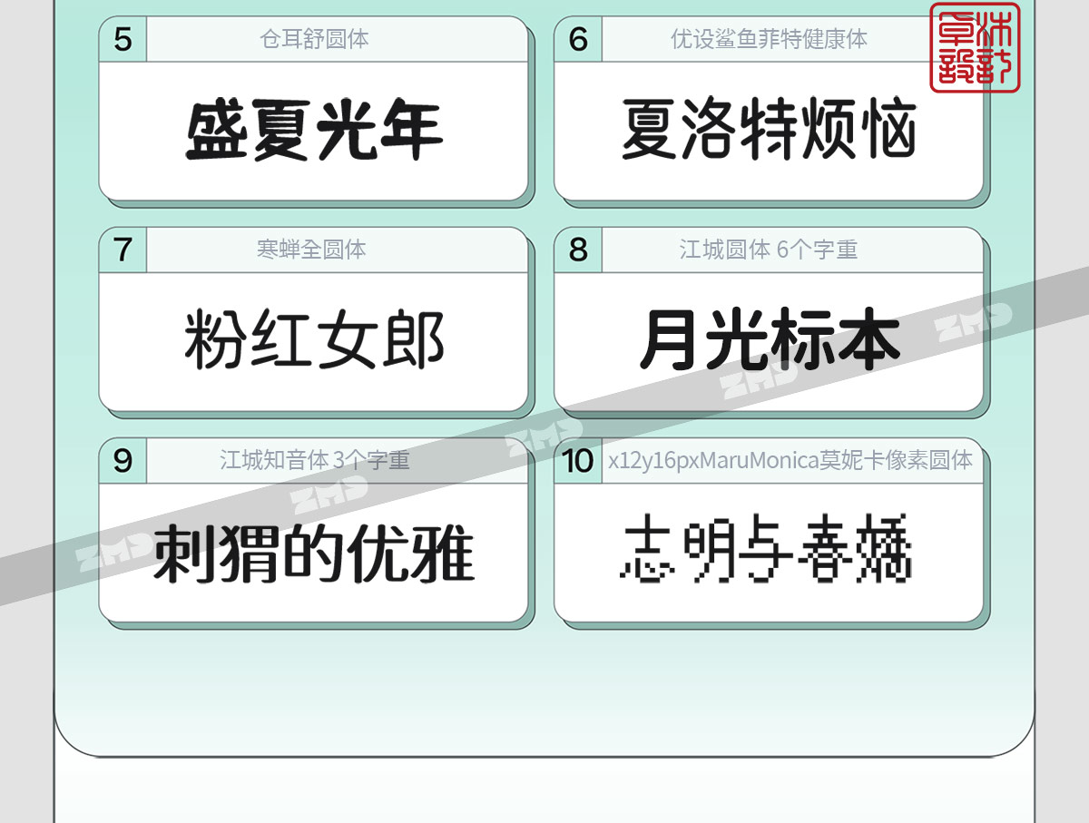 我的电脑里没有一个烂字体，2025新版！（图ZMTUyMzIyNTI=） - 教程 - 站酷设计师ZMD卓沐设计原创素材 - 站酷ZCOOL