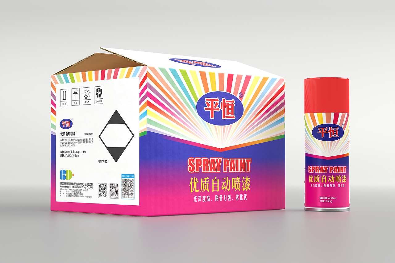 65罐喷漆 238g/155g/115g