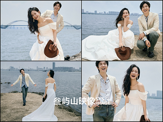 “江岸风起时，爱意漫成诗”纪实电影感婚纱照