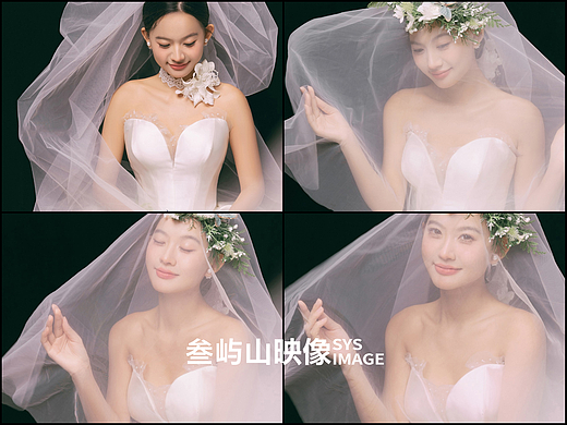 纯白ins极简！高级感爆满的室内主纱婚纱照