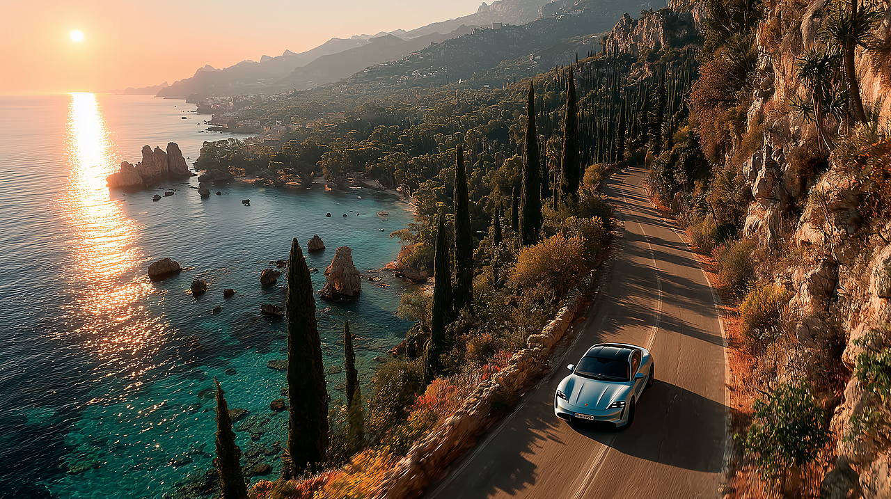 月满，路坦，Taycan伴。（图ZMzk2OTM4NTM2） - AI作品 - 站酷设计师低空飞行者原创素材 - 站酷ZCOOL