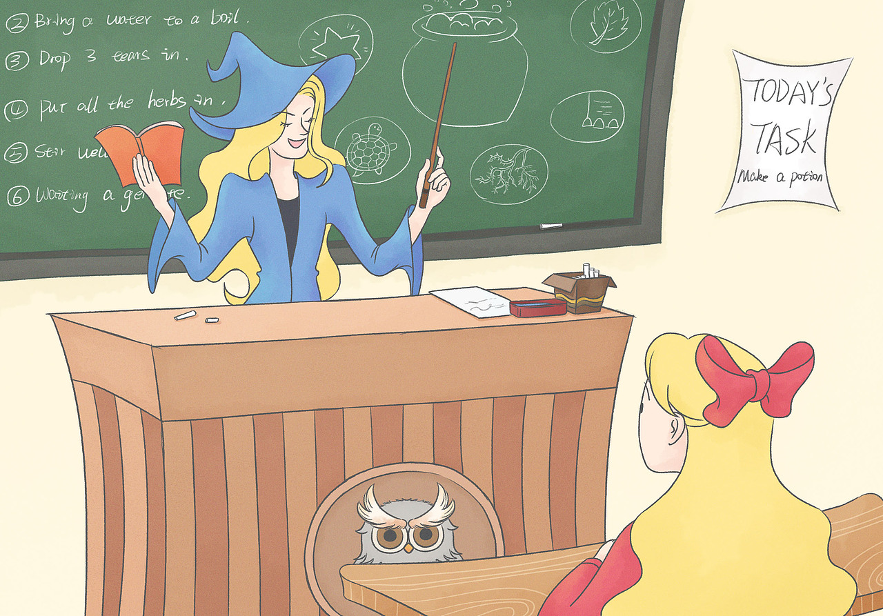 魔女成长记（图ZMzk2OTQxMzE2） - 绘本 - 站酷设计师四拾儿原创素材 - 站酷ZCOOL