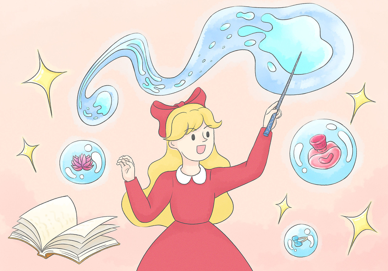 魔女成长记（图ZMzk2OTQxMzI0） - 绘本 - 站酷设计师四拾儿原创素材 - 站酷ZCOOL