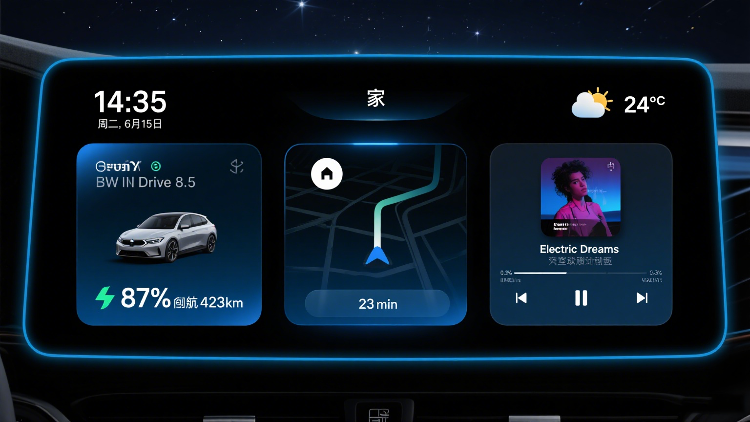 车载显示屏界面设计：打造驾驶途中的 “智能伙伴”（图ZMTUyMzI5MjQ=） - 资讯 - 站酷设计师微谱数科原创素材 - 站酷ZCOOL