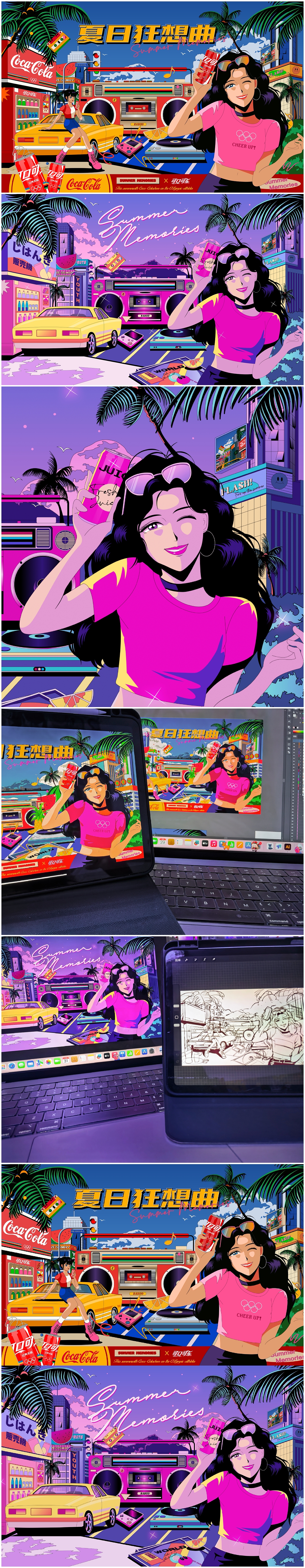 CityPop-夏天过去了也要记得喝汽水哦