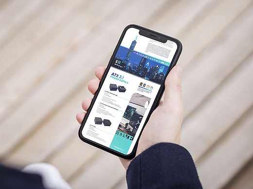 DVE电子产品册设计