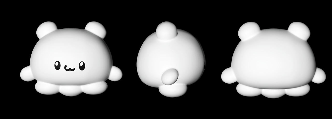一些IP类建模和渲染作品（图ZMzk2OTY5NzYw） - 产品 - 站酷设计师饵饵不饿原创素材 - 站酷ZCOOL