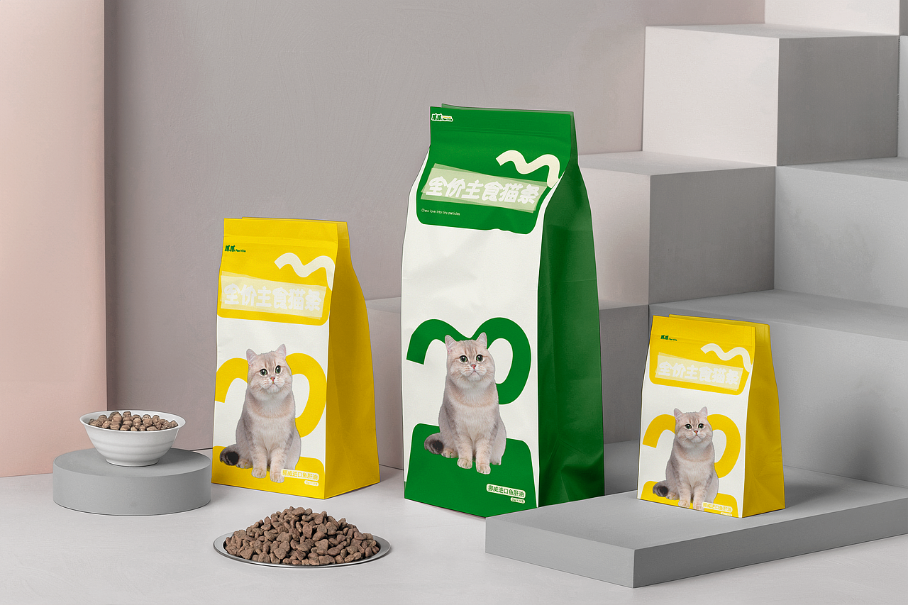 爪爪猫粮品牌形象设计