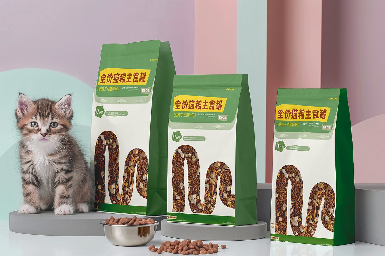 爪爪猫粮品牌形象设计