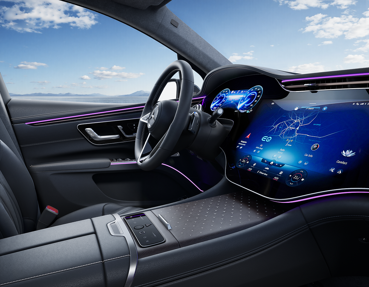 UE汽车渲染练习作品 Mercedes EQS_SUV