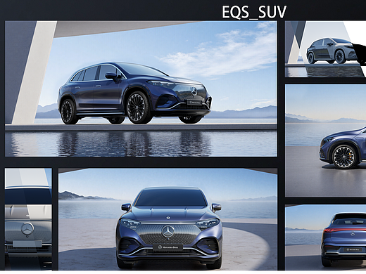 UE汽车渲染练习作品 Mercedes EQS_SUV