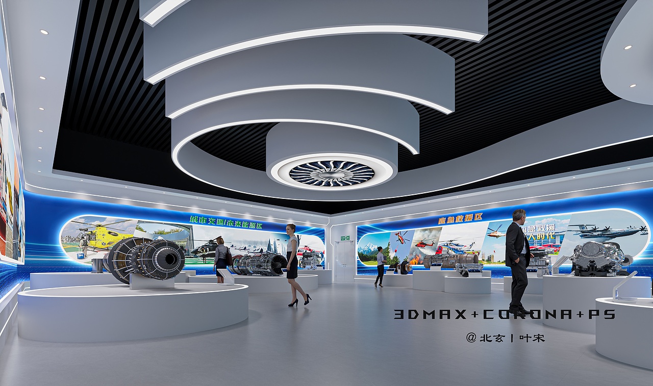 科技展厅设计丨每一处都蕴含着对未来科技的无限遐想（图ZMzk2OTgwMDA4） - 商业空间设计 - 站酷设计师设计师叶宋原创素材 - 站酷ZCOOL