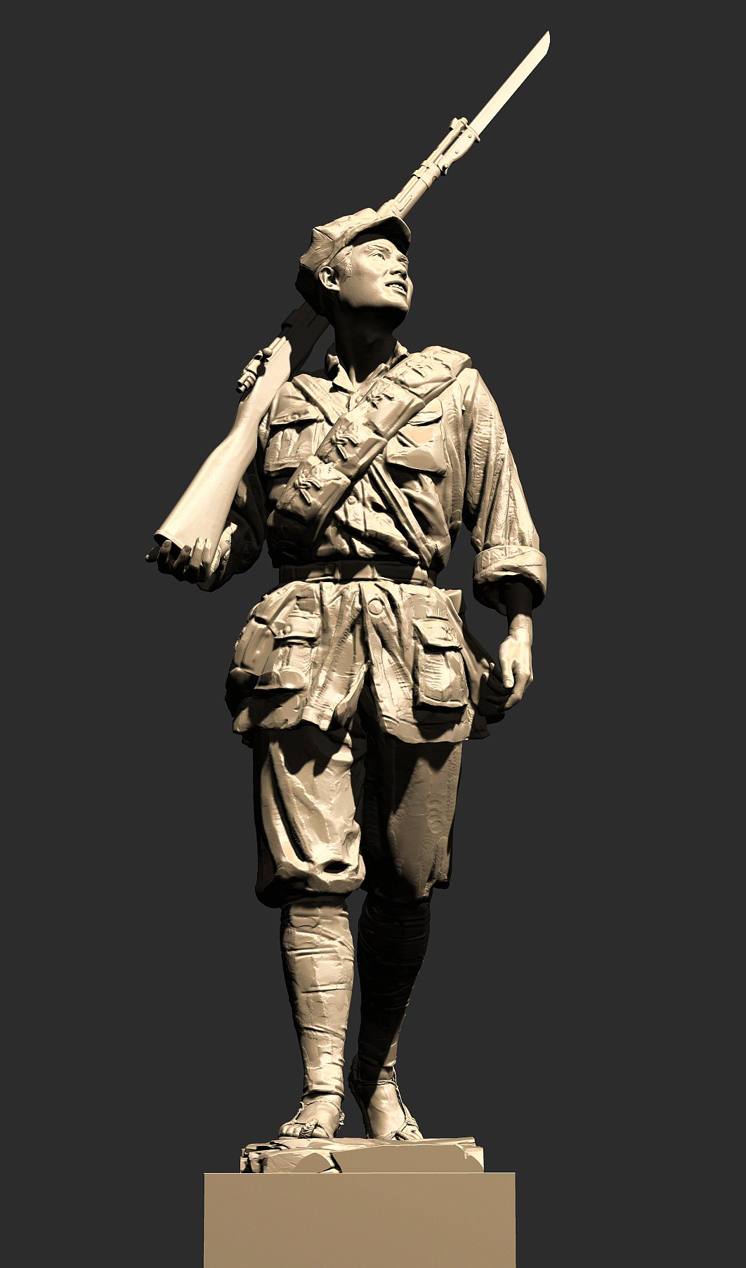 信仰之路（图ZMzk2OTg2NzM2） - 雕塑 - 站酷设计师向阳花周宪宇原创素材 - 站酷ZCOOL