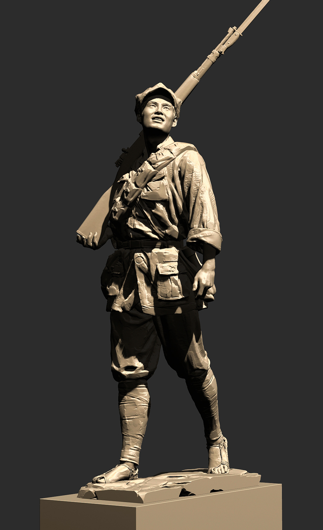 信仰之路（图ZMzk2OTg2NzQw） - 雕塑 - 站酷设计师向阳花周宪宇原创素材 - 站酷ZCOOL