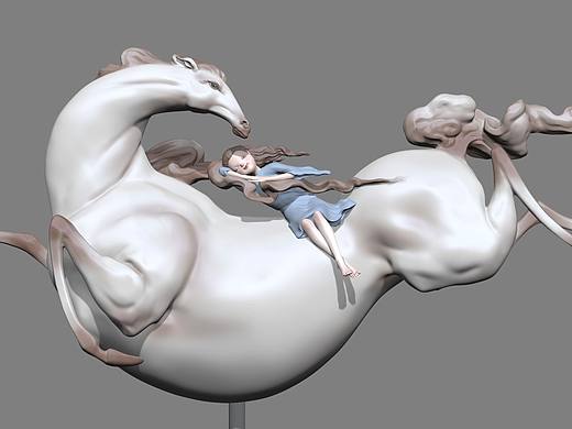 白马踏春风