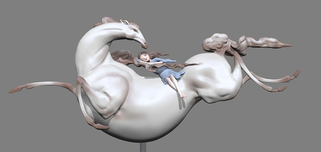 白马踏春风