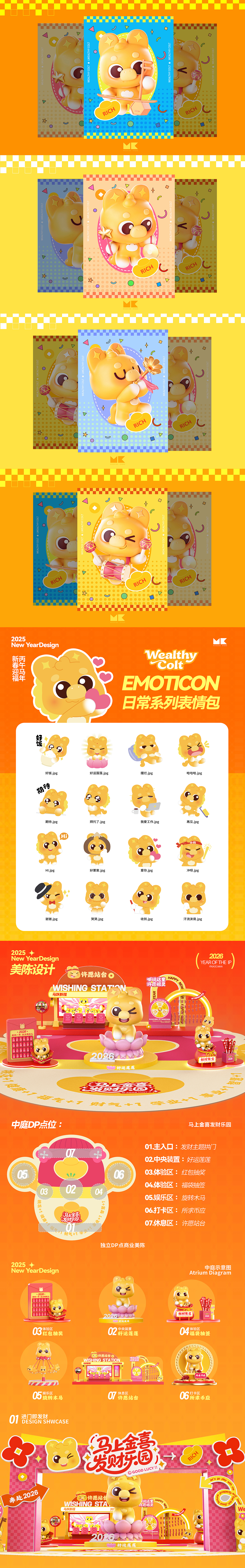 马年IP/潮玩小财马/盲盒小财马