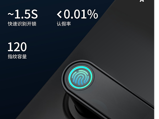 公寓酒店管理指纹密码智能锁英文详情