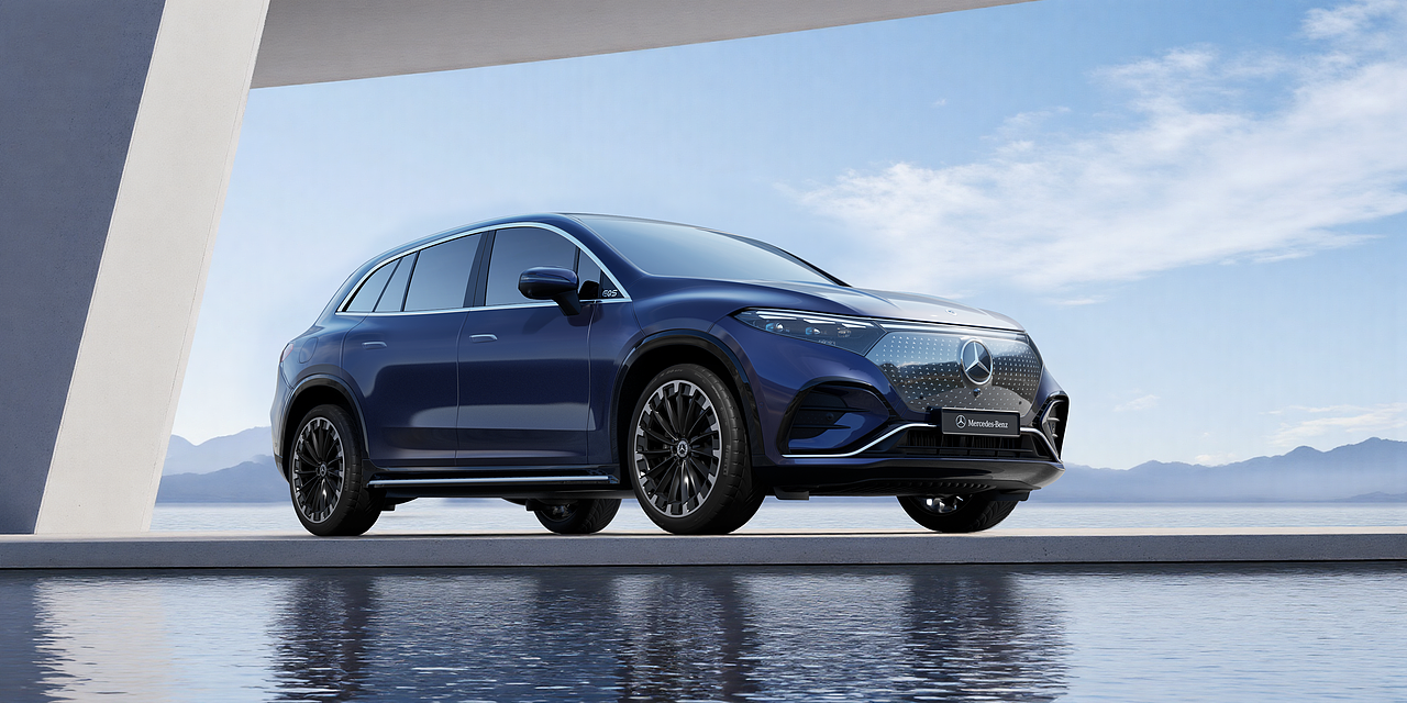 UE汽车渲染练习作品 Mercedes EQS_SUV