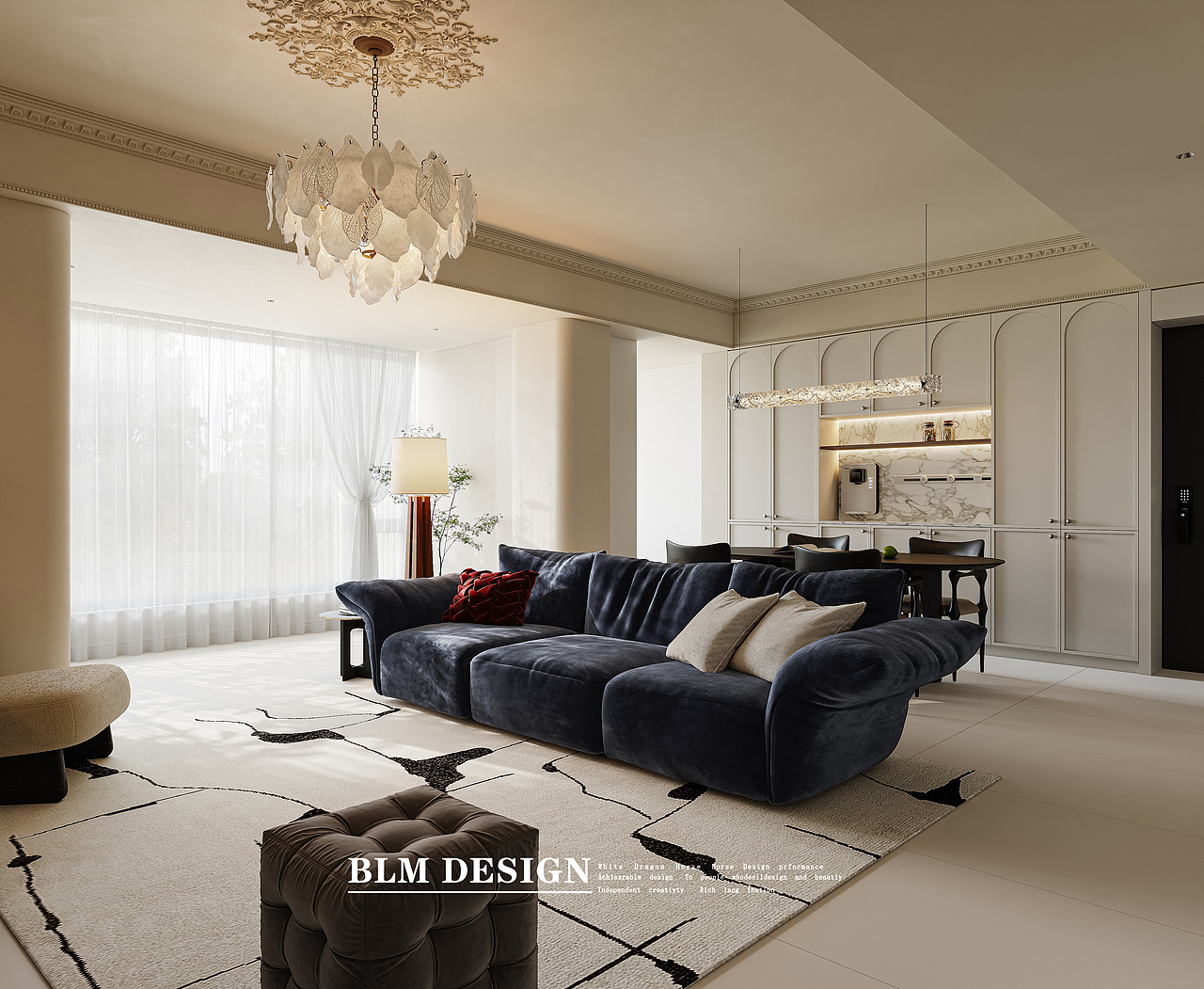 法式家装效果图案例