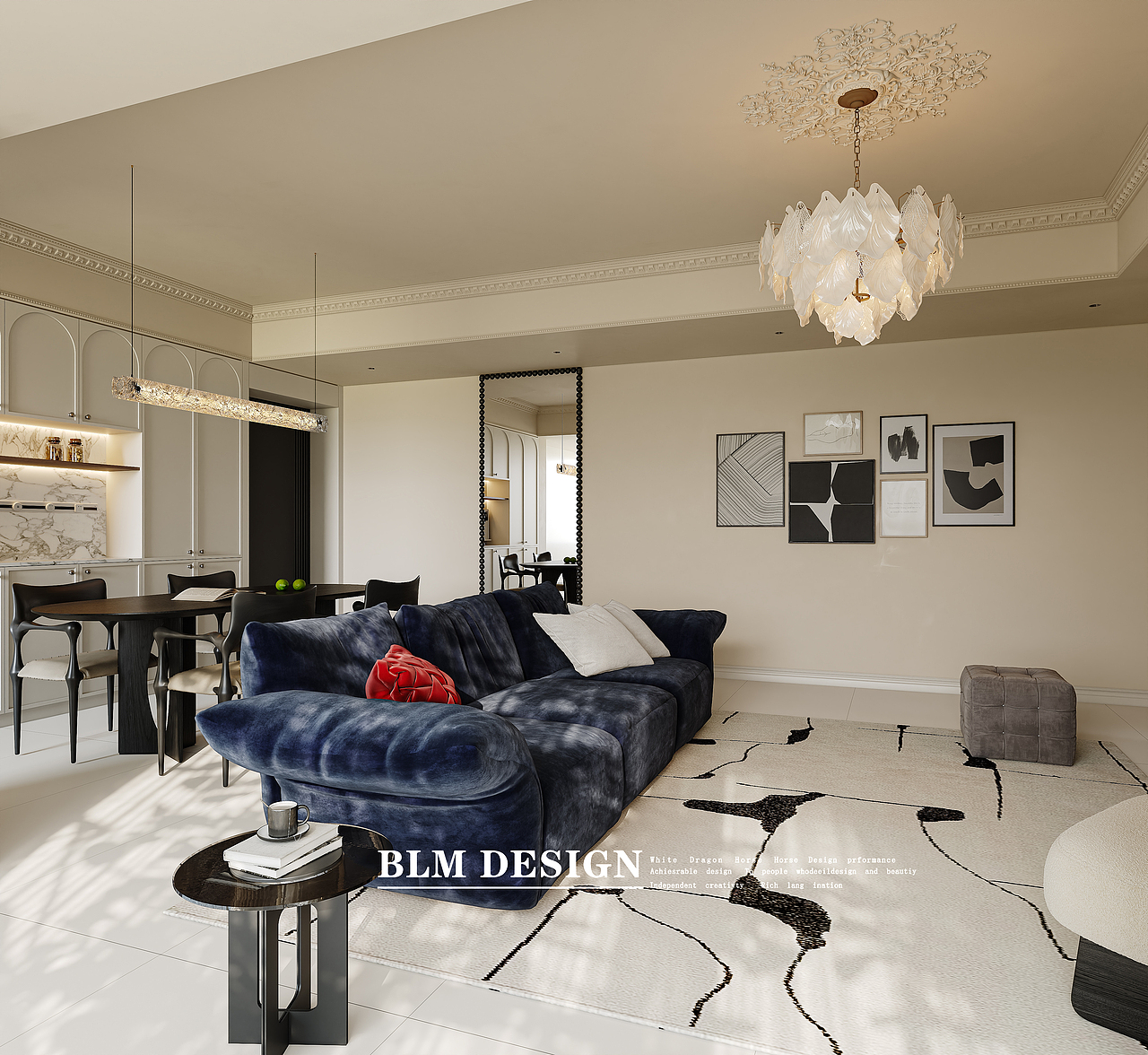 法式家装效果图案例