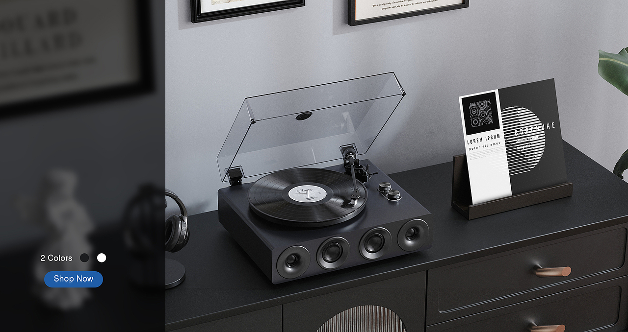 亚马逊留声机店铺+圣诞节主题店铺