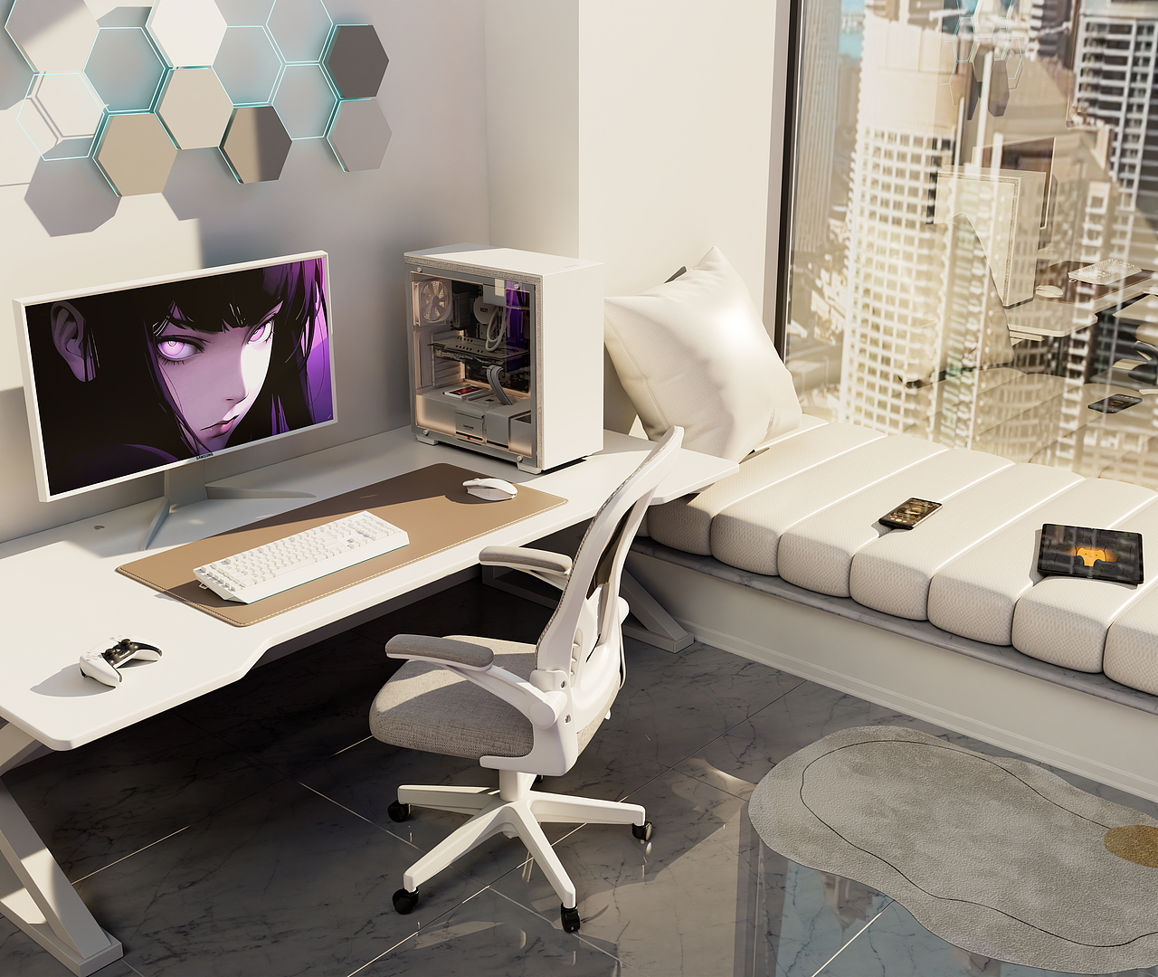 电竞房的一天（图ZMzk2OTk5OTQ0） - 场景 - 站酷设计师猫4D原创素材 - 站酷ZCOOL