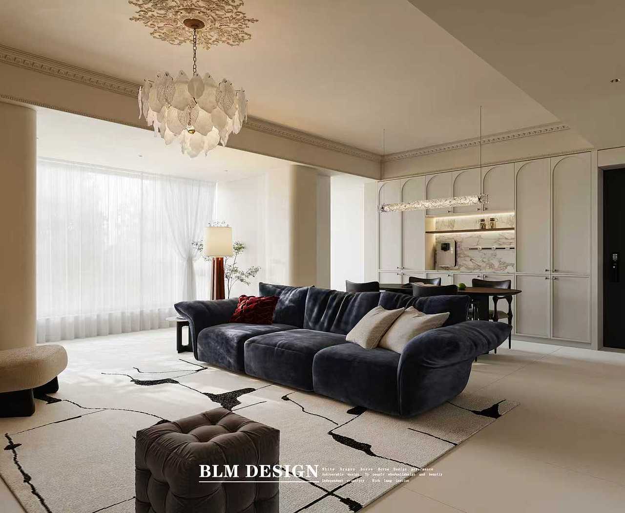 】法式家装效果图案例