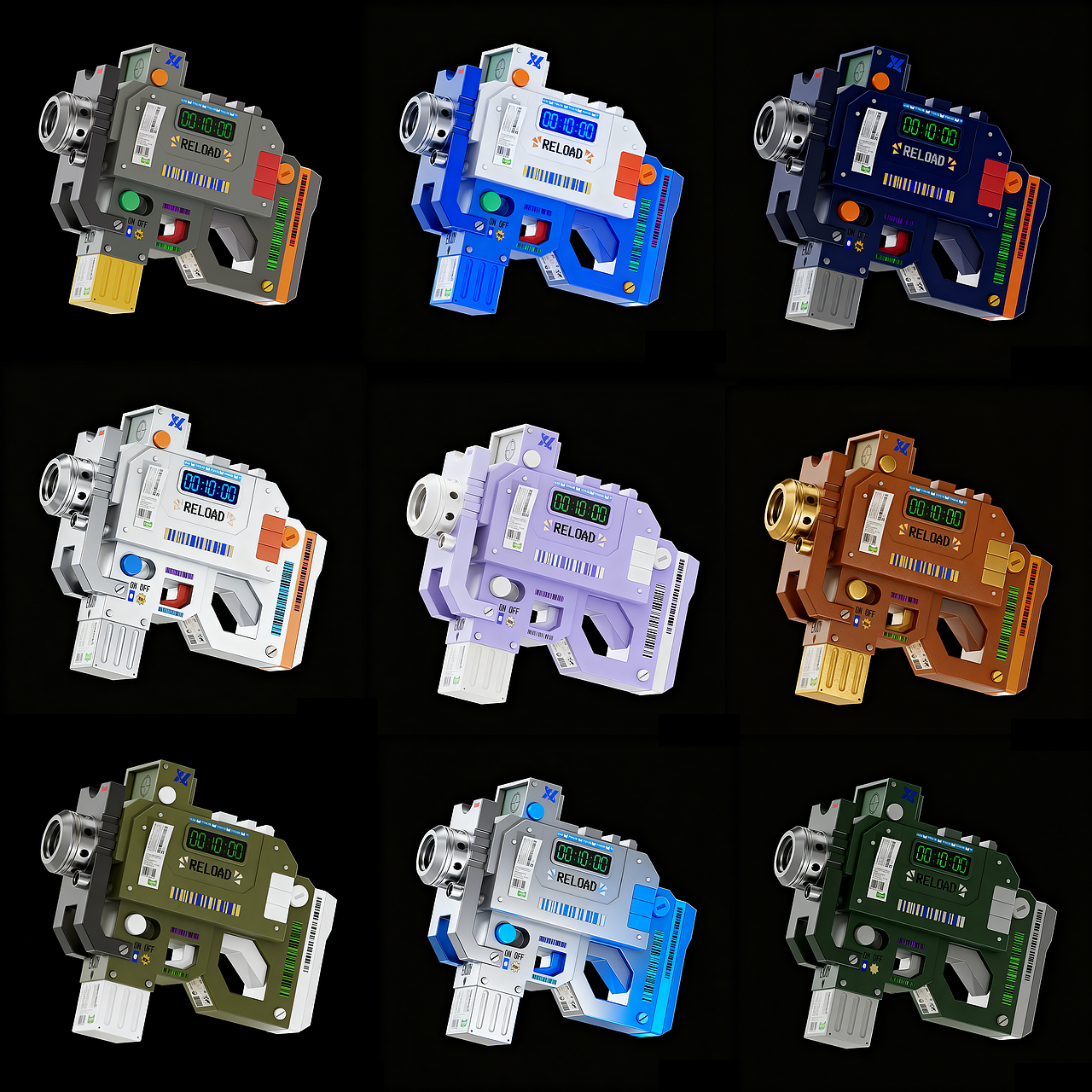 多色渲染效果图