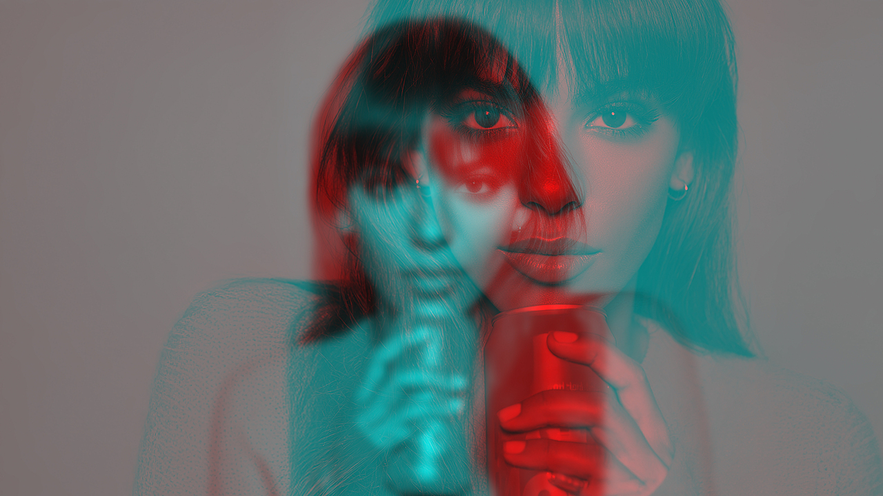 一组双色调质感