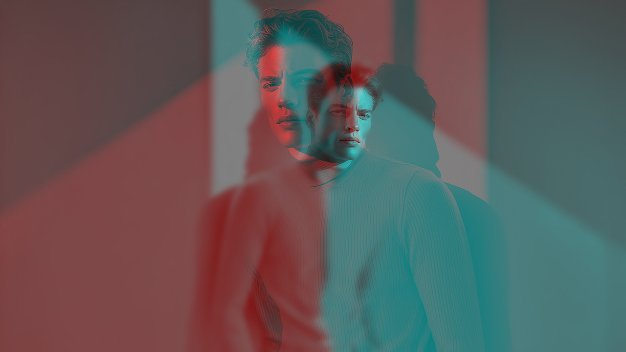 一组双色调质感