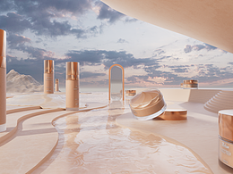 化妆品产品动画