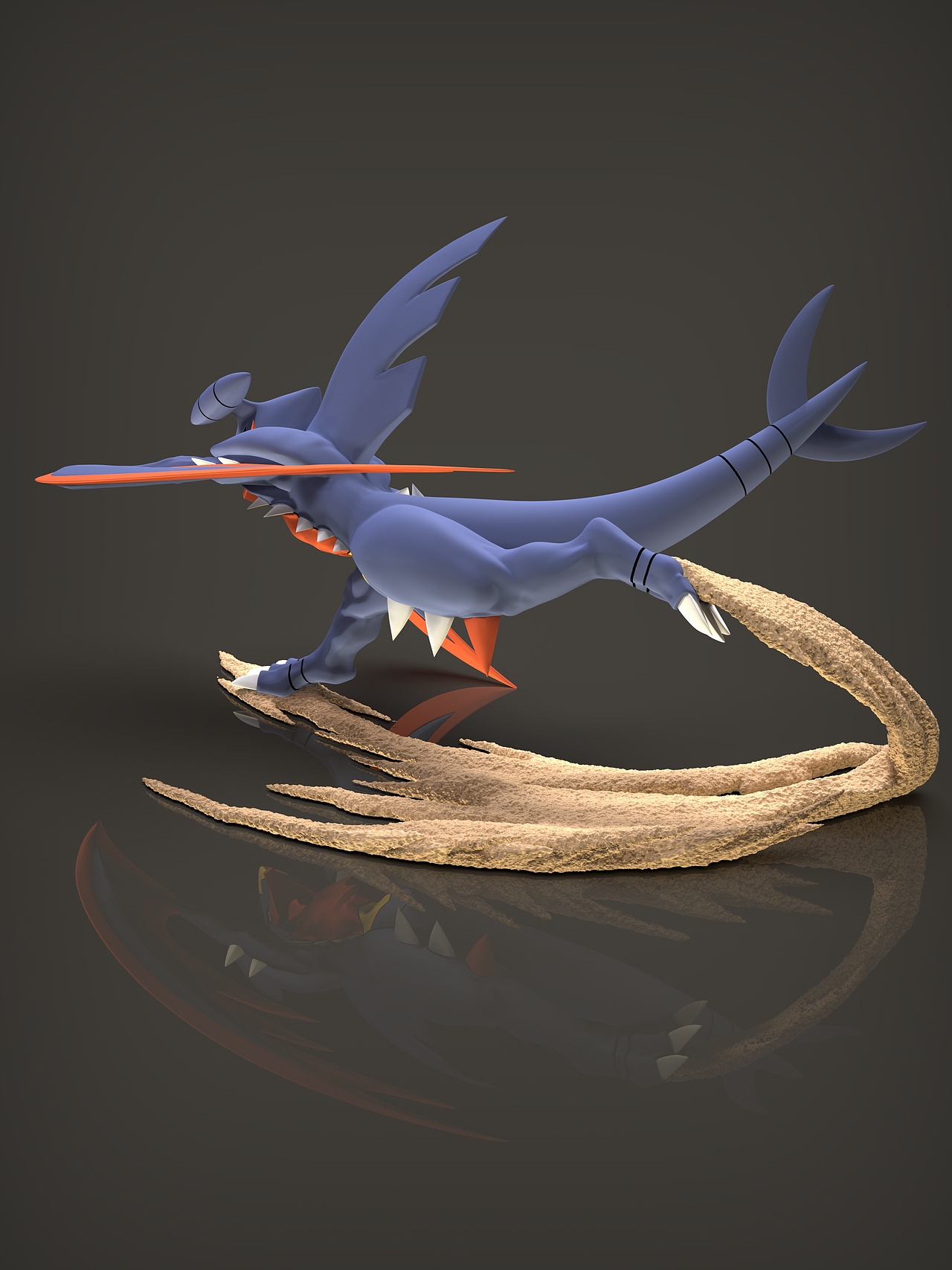 🔥【个人原创|Mega烈咬陆鲨·破风斩】（图ZMzk3MDEyNzA4） - 雕塑 - 站酷设计师德小胖原创素材 - 站酷ZCOOL