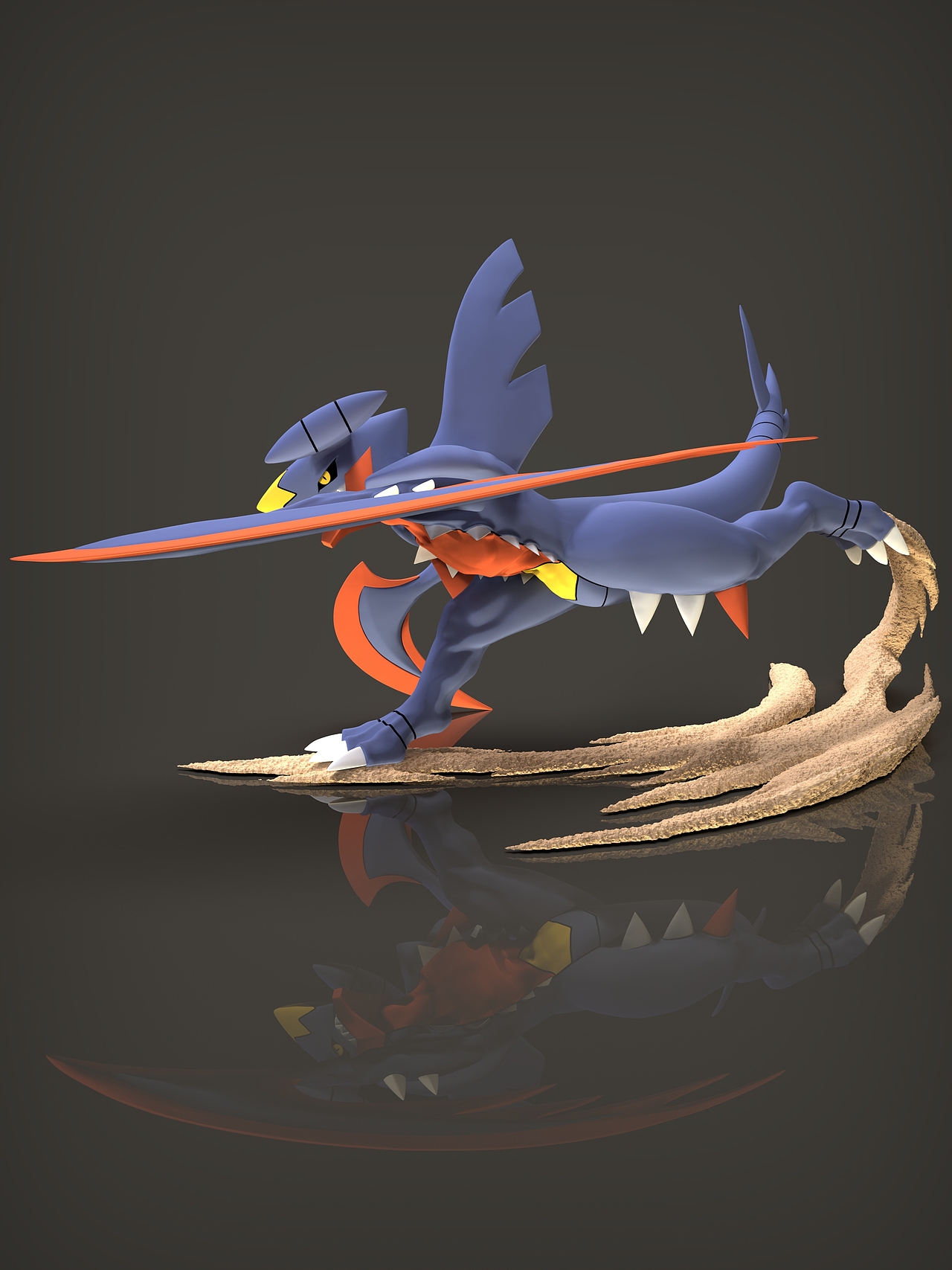 🔥【个人原创|Mega烈咬陆鲨·破风斩】（图ZMzk3MDEyNzE2） - 雕塑 - 站酷设计师德小胖原创素材 - 站酷ZCOOL