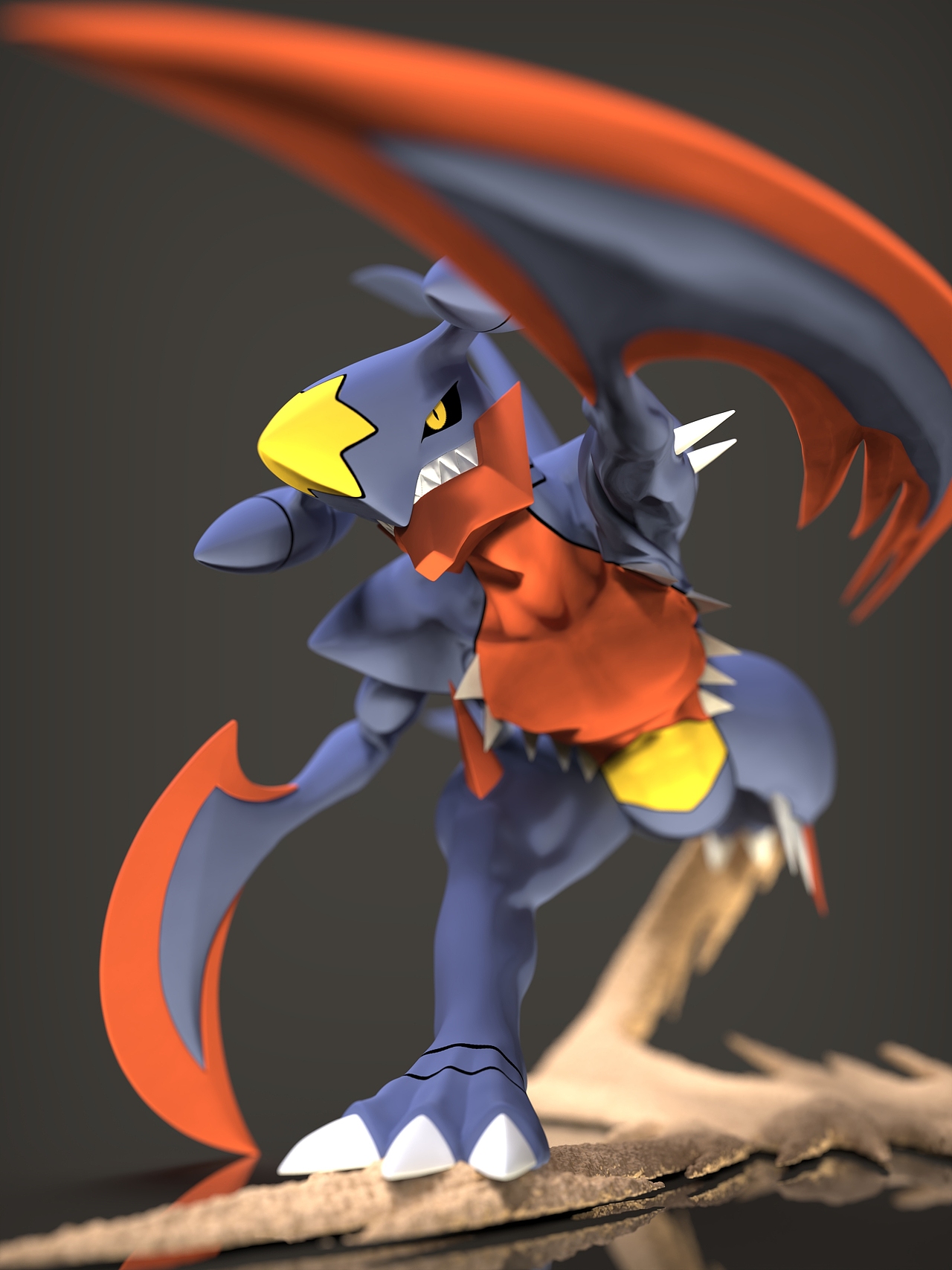 🔥【个人原创|Mega烈咬陆鲨·破风斩】（图ZMzk3MDEyNzYw） - 雕塑 - 站酷设计师德小胖原创素材 - 站酷ZCOOL