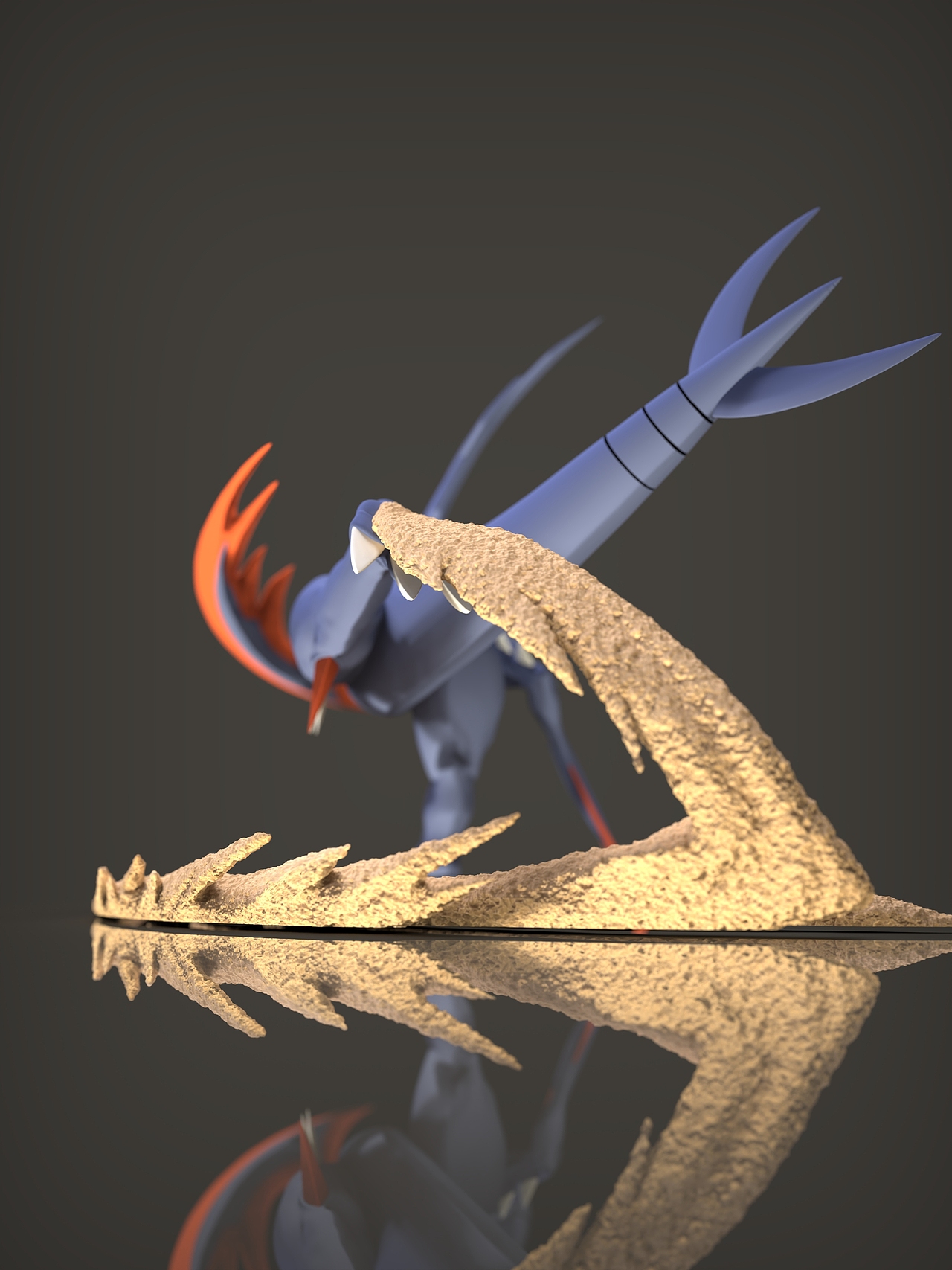 🔥【个人原创|Mega烈咬陆鲨·破风斩】（图ZMzk3MDEyNzc2） - 雕塑 - 站酷设计师德小胖原创素材 - 站酷ZCOOL