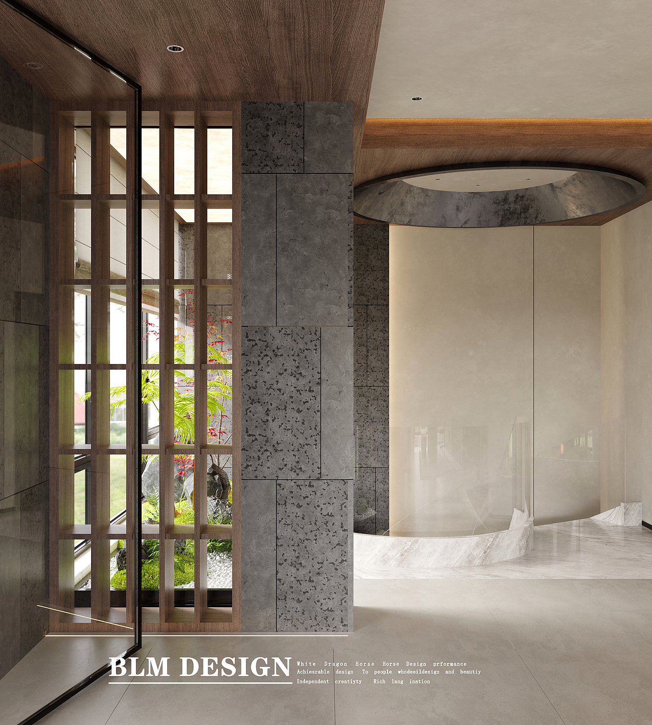 会所-白龙马效果图