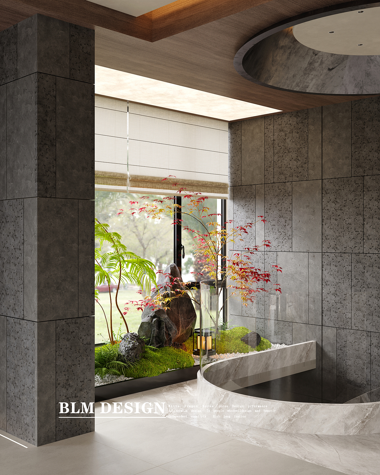 会所-白龙马效果图