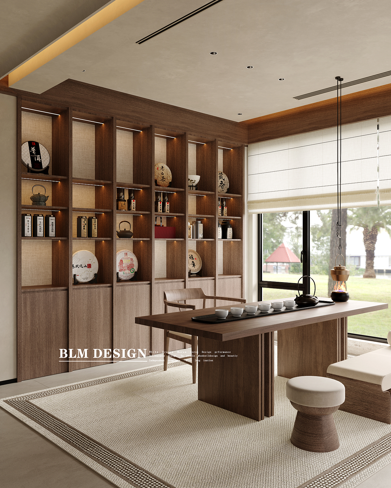 会所-白龙马效果图