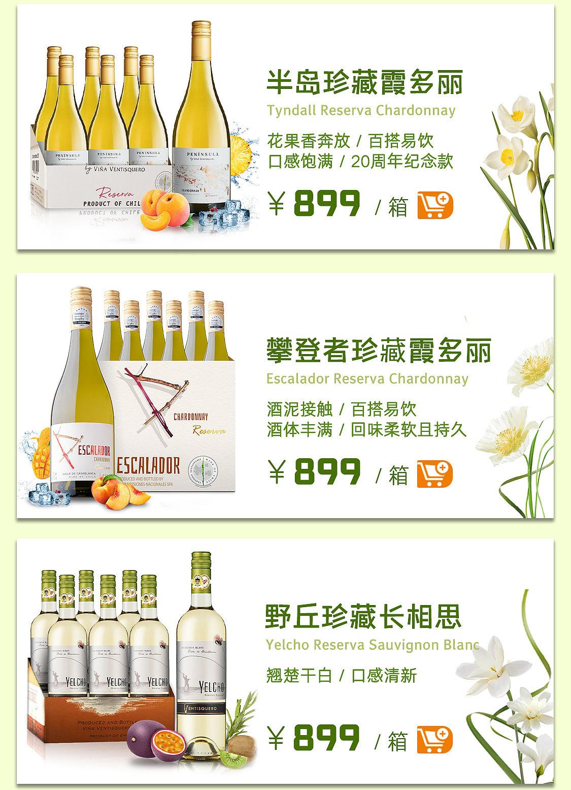 葡萄酒类电商活动页